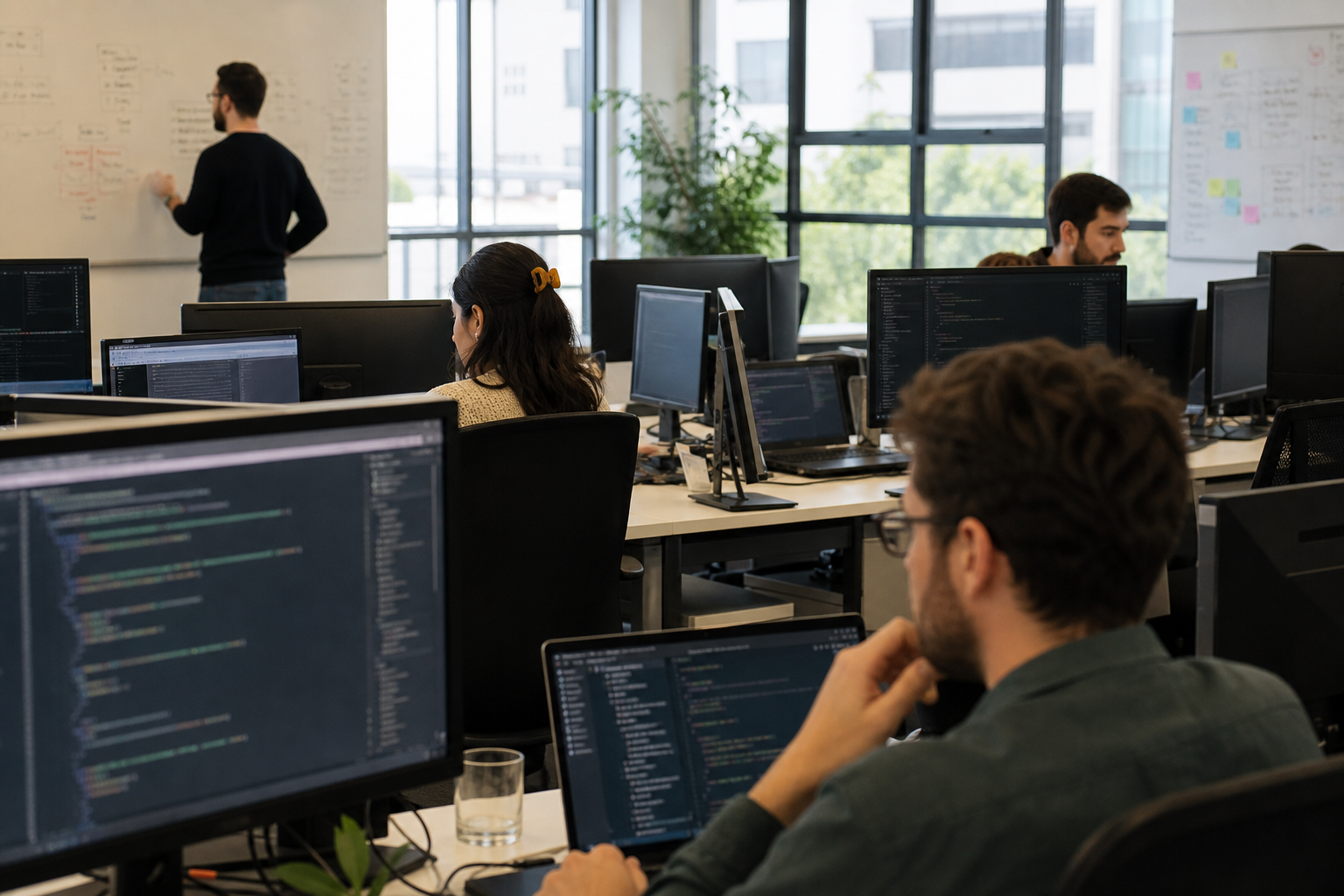 Collaborative software development workspace