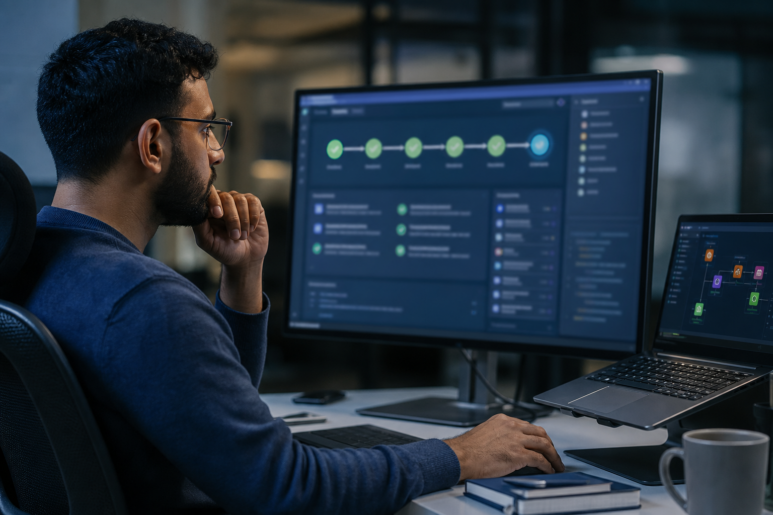 Release pipeline and cloud environment management workflow