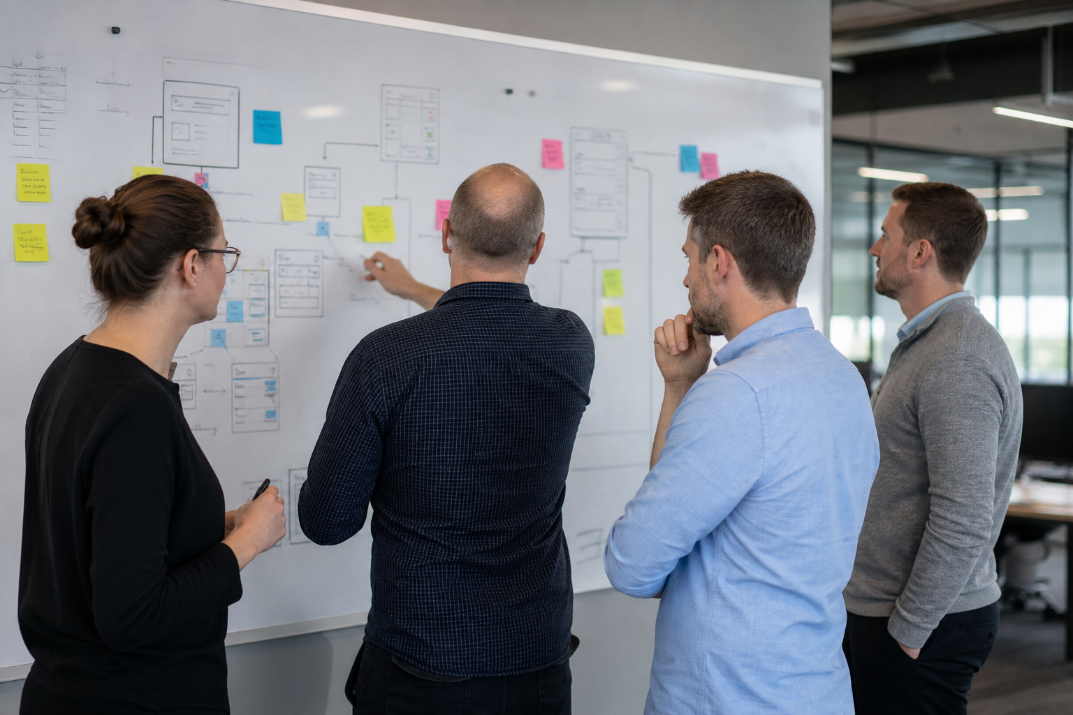 Custom software planning and workflow design session