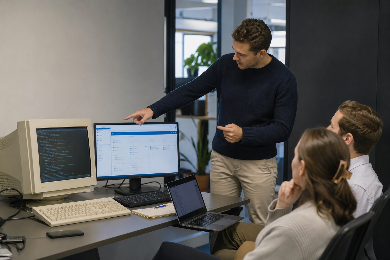 Legacy system handoff